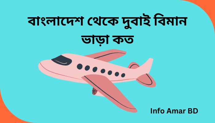 বাংলাদেশ থেকে দুবাই বিমান ভাড়া কত ২০২৫