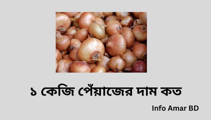 ১ কেজি পেঁয়াজের দাম কত ২০২৫