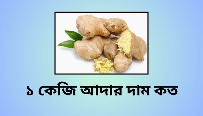 ১ কেজি আদার দাম কত ২০২৫