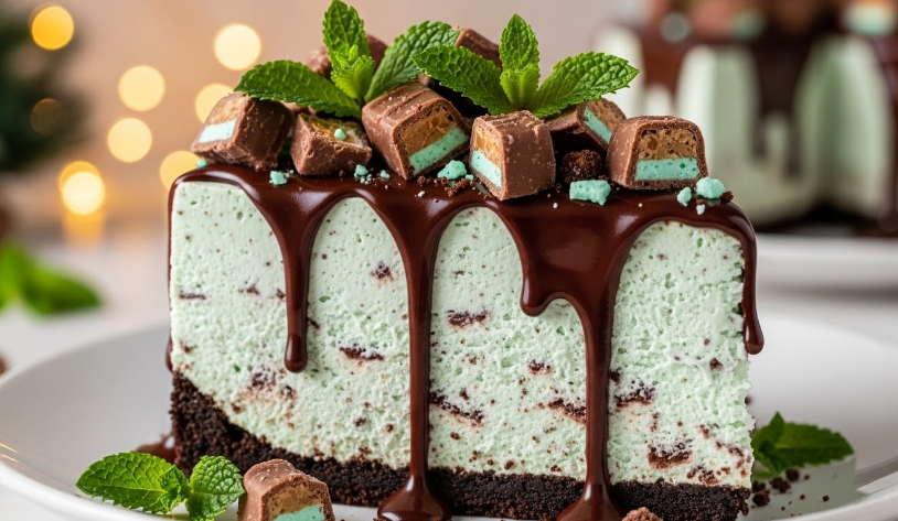 Pripremite Luksuzni Nepečeni Čizkejk sa Mentom – Osvežavajuća Dekadencija na Vašem Stolu