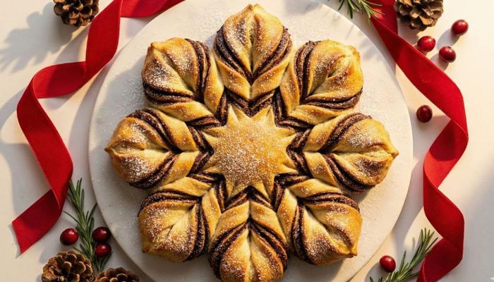 Kako Napraviti Božićnu Zvezdapogaču sa Nutelom