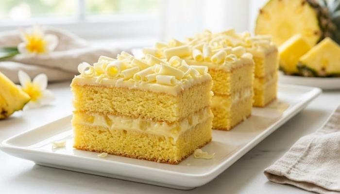 Brza i Sočna Torta od Ananasa i Bele Čokolade – Recept