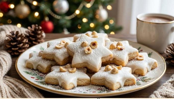 Najbolji Recept za Hrske Lješnjak Zvezde – Praznični Ukus