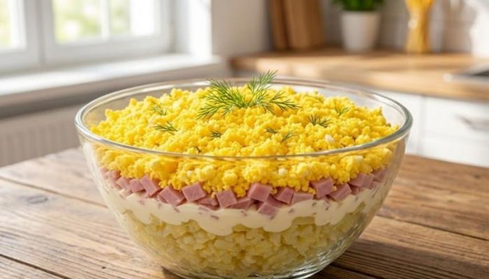 Mimoza Salata Recept – Kraljica Svake Praznične Trpeze