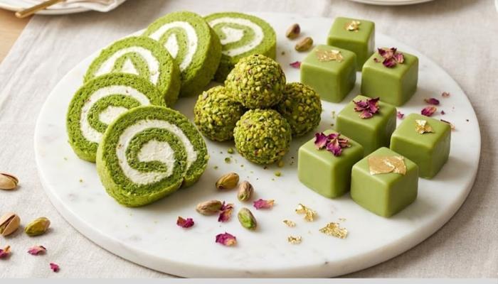 Pistaći Trio: Zelena Elegancija na Vašem Stolu