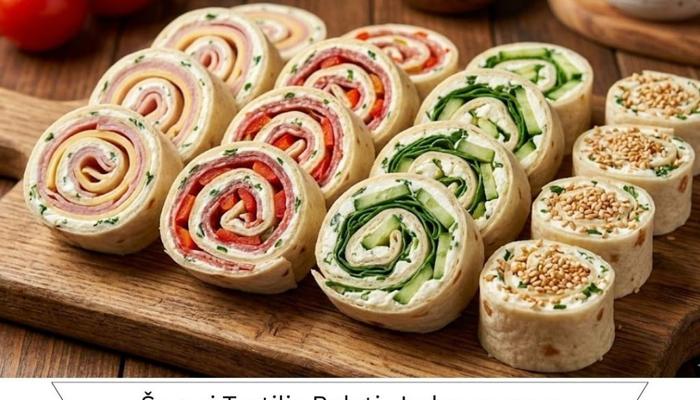 Šareni Tortilja Rolati Recept: Najbolji Meze za Svaku Priliku