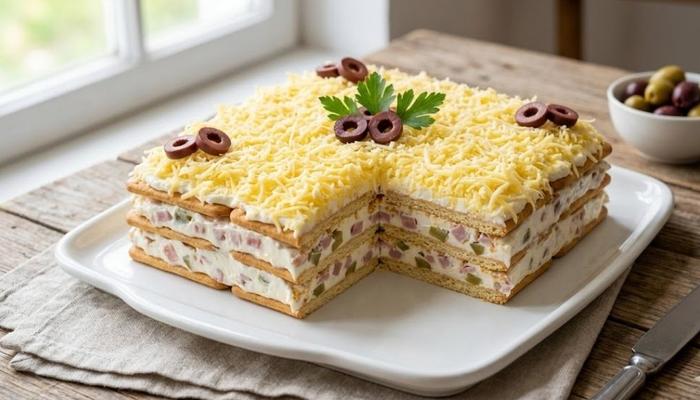 Najbolji recept za slanu tortu sa krekerima