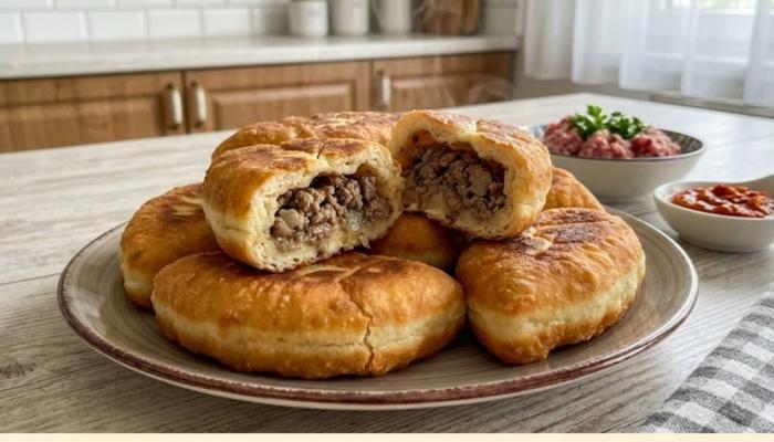 Slane Piroške sa Mesom i Lukom – Savršena Užina