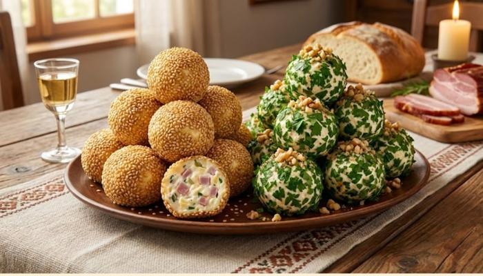 Najbolji Recept za Slani Duo Kuglice sa Susamom i Peršunom