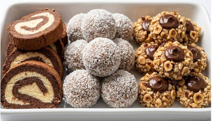 Slavski miks od jedne smese: Recept za Rolat, Kuglice, Gnijezda