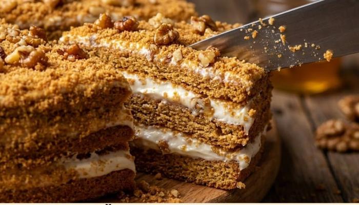 Najbolji Recept za Sočnu Medenu Pitu – Mekana kao Duša