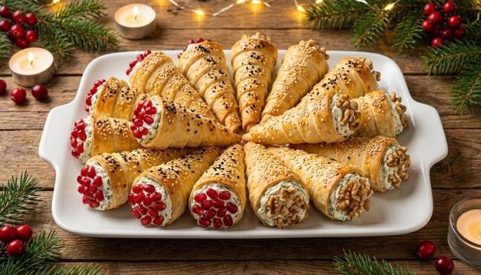 Najbolji Recept za Svećane Slane Kornete sa Sirom i Narom