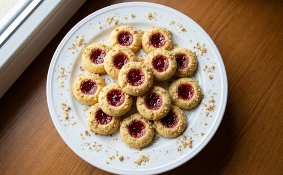Husarski Poljupci: Recept za Prhke Puter Keksiće sa Džemom (Starinski Recept)