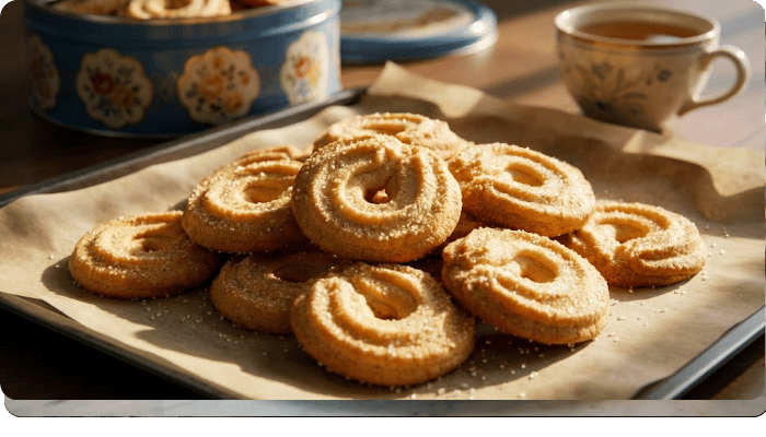 Originalni Danski Puter Keksi Recept (Kao iz Plave Kutije)