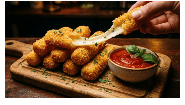 Najbolji Mocarela Štapići Recept (Pohovani Sir)