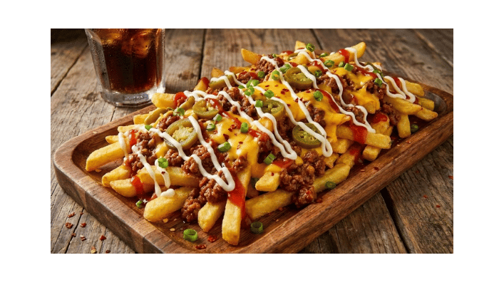 Najbolji Loaded Fries Recept (Pomfrit sa Mesom i Sirom)