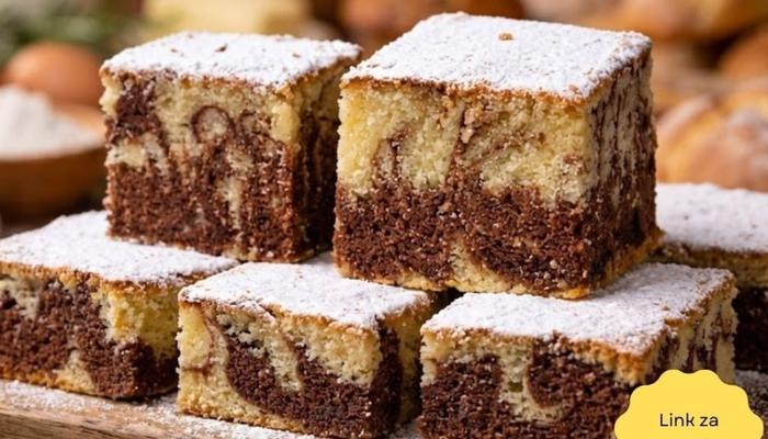 Najbolji Recept za Mramorni Kolač – Ukusno i Jednostavno