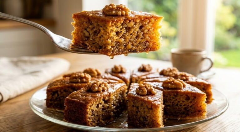 Sočna Ravanija Sa Orasima – Najbolji Recept Za Zaliveni Kolač