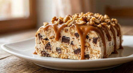 Kremasti Rolat Sa Karamelom I Orasima – Brzi Recept Bez Pečenja