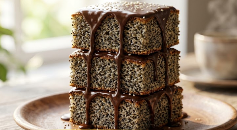 Sočne Kocke Sa Makom I Čokoladom – Brzi Recept