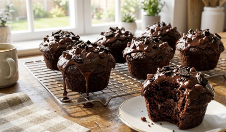 Čokoladni Mafini Sa Komadićima I Kolačićima – Najbolji Recept