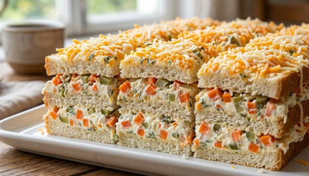 Slojevita Slana Torta Sa Povrćem – Recept Za Brzo Predjelo