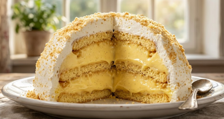 Brza Keks Torta Sa Vanila Kremom – Recept Bez Pečenja