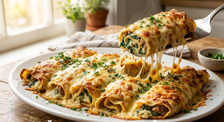 Zapečene Slane Palačinke Sa Mesom I Sirom – Brzi Recept