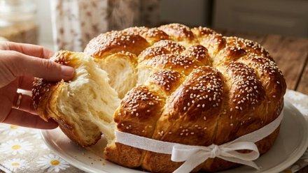 Svečana Domaća Pogača Sa Susamom – Recept Za Meko Testo