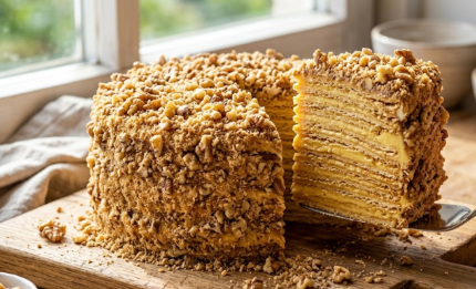 Slojevita Torta Sa Orasima I Kremom – Najbolji Recept