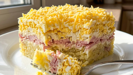 Slojevita Mimoza Salata – Originalni Recept Za Praznike