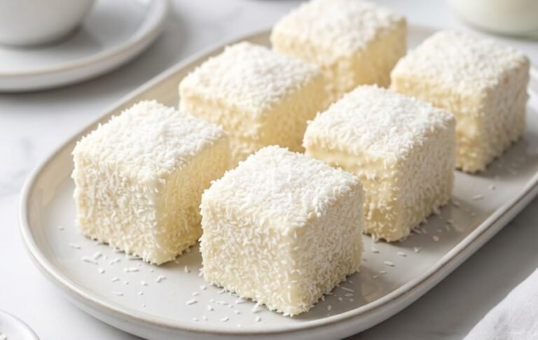 Elegantne Kokos Kocke – Recept Sa Belom Čokoladom