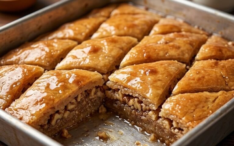 Tatlije Sa Orasima – Starinski Recept Za Zaliveni Kolač