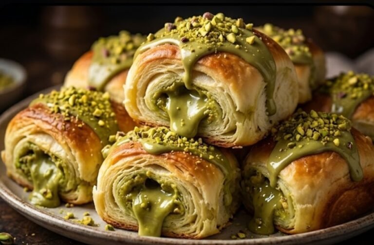 Najbolje Pistaći Rolnice | Recept za Mekano Pecivo sa Kremom