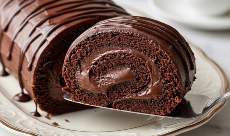 Savršen Čoko Rolat | Brzi Recept sa Mascarpone Sirom i Čokoladom