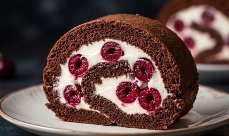 Savršena Čoko Rolada | Recept za Čokoladni Rolat sa Trešnjama