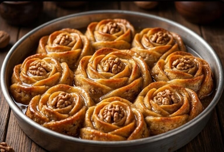 Domaće Ružice sa Orasima | Recept za Prelep Zaliveni Kolač