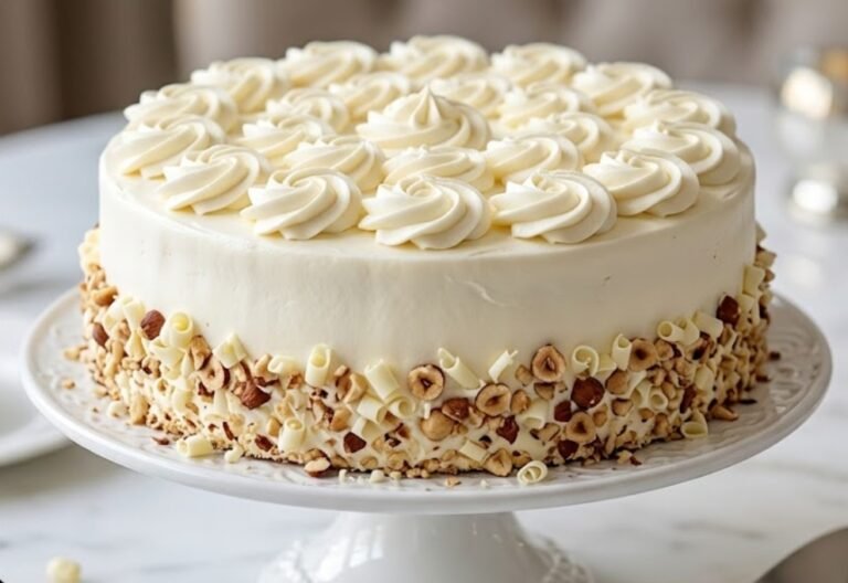 Torta Beli Egipat | Recept za Svečanu Tortu sa Lešnicima i Belom Čokoladom
