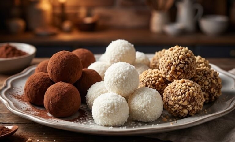 Tri Brza Deserta od Jedne Smese | Recept za Kuglice bez Pečenja