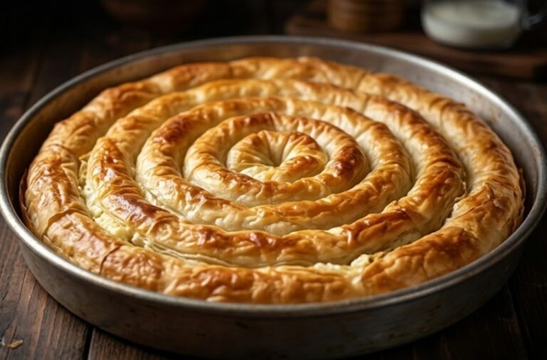 Domaći Burek sa Sirom | Autentični Recept za Hrskavu Savijaču