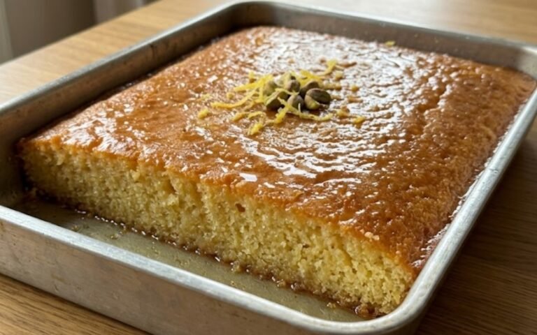 Domaći Revani | Tradicionalni Zaliveni Kolač sa Grizom i Limunom
