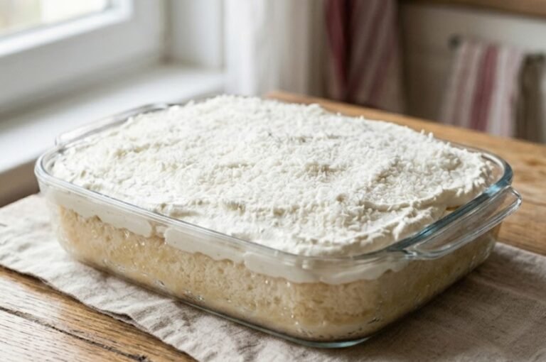 Sočni Beli Kolač | Recept za Najmekši Mlečni Kolač sa Kokosom