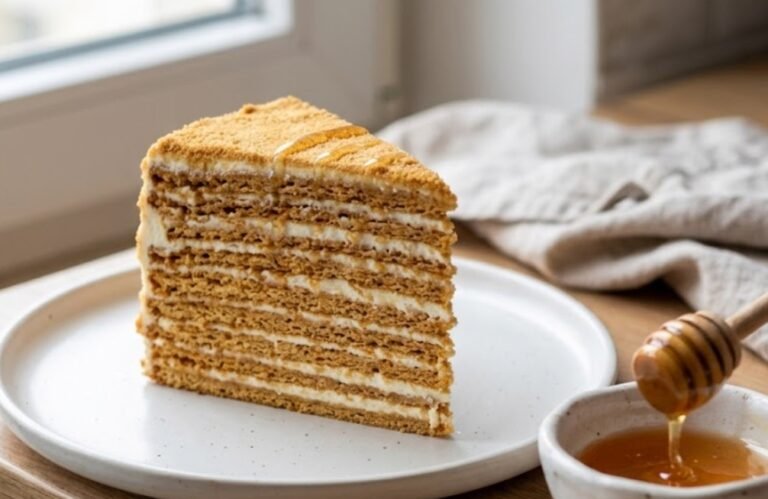 Domaća Medena Torta | Savršen Slojeviti Kolač sa Milikramom i Pavlakom
