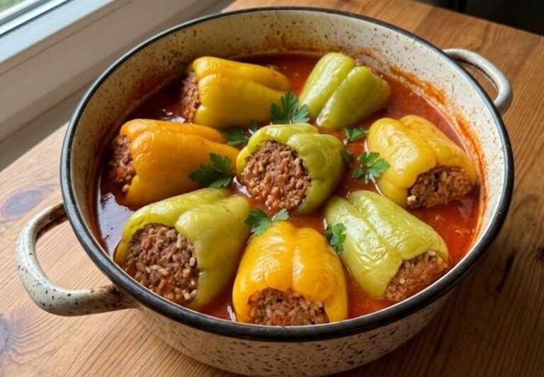 Domaće Punjene Paprike | Tradicionalni Recept u Paradajz Sosu
