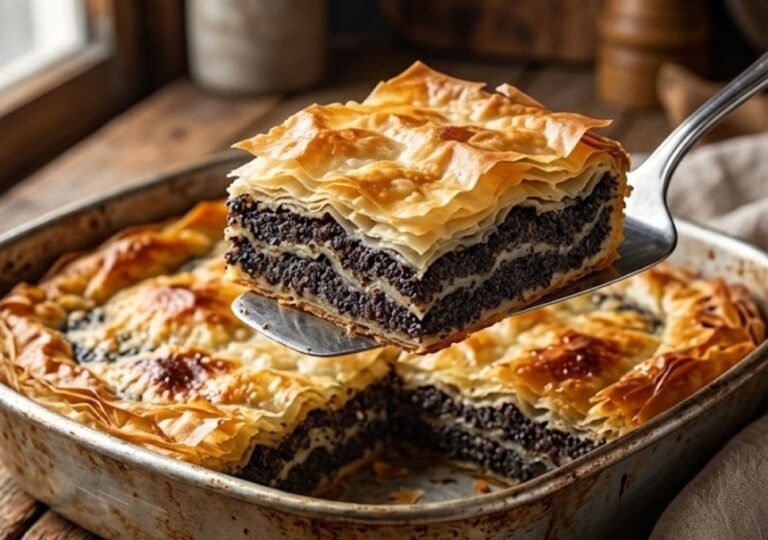 Sočna Pita sa Makom | Tradicionalni Recept sa Gotovim Korama