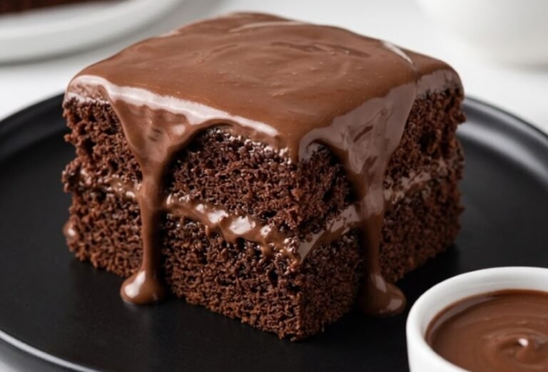 Sočni Čokoladni Kolač | Najbrži Recept sa Jogurtom i Ganache Prelivom