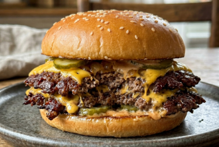 Savršeni Domaći Smash Burger | Recept za Dupli Čizburger