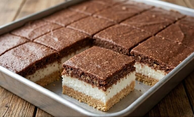 Čuvena Pesak Torta | Brzi Troslojni Desert Bez Pečenja