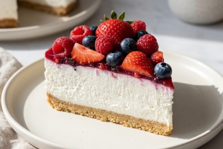 Osvežavajuća Jogurt Torta sa Šumskim Voćem | Desert Bez Pečenja