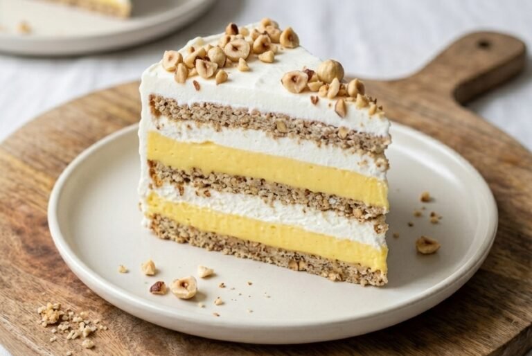 Torta Beli Egipat | Raskošna Torta sa Lešnicima i Belom Čokoladom